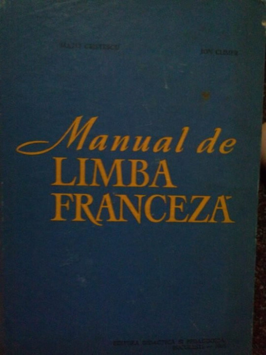Luminita Irinel Doicin - Manual de limba Franceza (editia 1965)