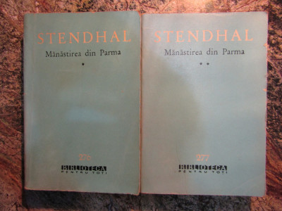 Stendhal - Manastirea din Parma (2 vol), 1965 foto