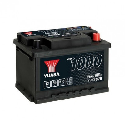 Baterie Yuasa 12V 56AH/510A YBX1000 CACA (R+ Standard) 243x175x175 B13 (pornire) foto