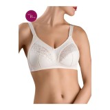 Sutien dantelat fără &icirc;ntărituri si arcuri, Conte Suprema RB7020, Pastel, 95E