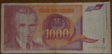 1000 dinara 1992, Iugoslavia