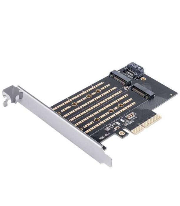 Adaptor PCI-Express - 2x M.2 NVME Orico PDM2 SSD-uri compatibile