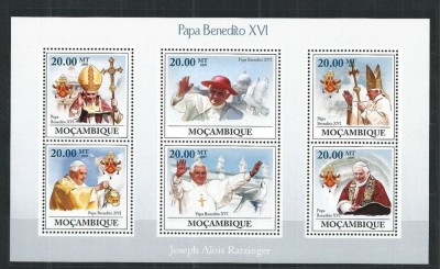 MOZAMBIC 2009 PERSONALITATI PAPA BENEDICT foto