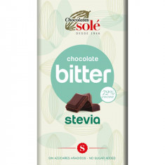 Ciocolata Neagra cu Stevie Minim 72% Cacao Pronat 100gr