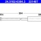 ATE 24.5102-0304.3 Furtun frana