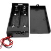Suport acumulator 2x18650 cu fire capac si intrerupator