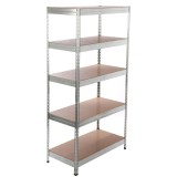 Raft metalic depozitare, Rivet, 192 x 100 x 50 cm, 300 kg/polita