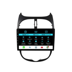 Navigatie Dedicata Peugeot 206 (2001-2008), 9Inch, 1Gb Ram, 32Gb Stocare, Carplay