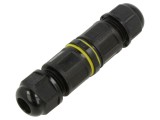 Conector Alimentare AC IP68 cu Șurub Negru SHENZHEN GREENWAY M682B.3P.5-9MM
