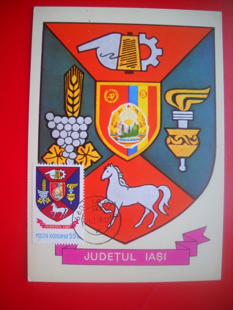 hopct-maxima-romania-nr-1094-iasi-stema-judetului-heraldica-okazii-ro