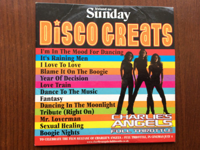 disco greats cd disc selectii muzica disco funk soul pop sony music 2003 vg+ foto