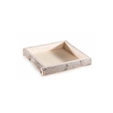 Tava lemn natur 25 x 25 x 4 H