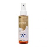 Ulei bronzant uscat Korres Aegean Bronze pentru față și corp SPF20, spray, 150 ml