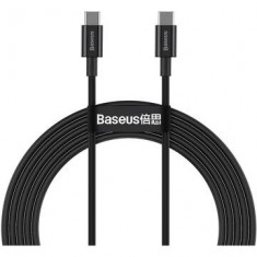Cablu date/incarcare Baseus Superior Series CATYS-C01, USB Type-C la USB Type-C, 2m, 100W, Negru