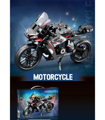 Constructor Motor Negru Mare 486 Piese foto