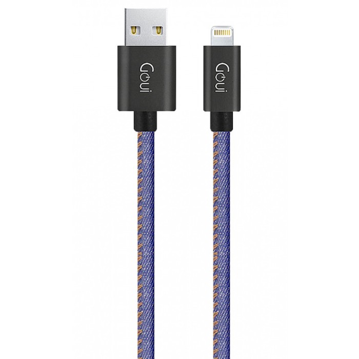 Cablu Date si Incarcare USB la Lightning Goui, 1 m, Bleumarin G-8PINFASHIONJB