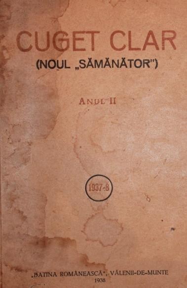 CUGET CLAR (NOUL SAMANATOR)
