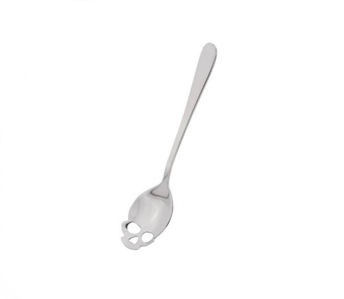 Lingurita in forma de craniu pentru zahar, inghetata, bomboane, SILVER, MyStyle&reg;