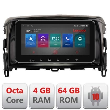 Navigatie Mitsubishi Eclipse Cross 2017- Android radio gps internet Octa Core 4+64 LTE ecran de 10.33&#039; wide Kit-cross-eu+EDT-E511-PRO CarStore Technol