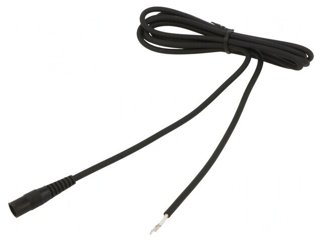 Cablu Alimentare DC 5,5/2,1 Negru 2m