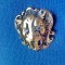 C576-I-Insigna cap de Leu veche bronz aurit stare buna. Probabil anii 1900.