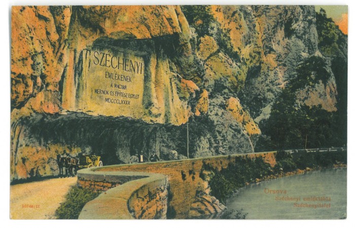 3124 - ORSOVA, Danube Kazan, Romania - old postcard - unused