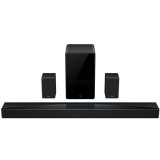 Soundbar TCL Q85H Pro, 7.1.4, 860W, Bluetooth 5.1, Dolby Atmos &amp;amp; DTS-Virtual:X, e-ARC, Subwoofer Wireless, Negru