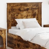 vidaXL Tăblie cap cu headboard Stejar fumuriu 75 cm Lemn compozit 887501