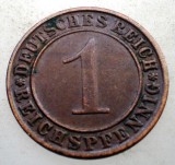 B.277 GERMANIA WEIMAR 1 REICHSPFENNIG 1935 A