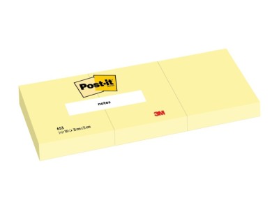 Cub notite adezive 51 x 38 mm 300 file Post-it Canary Yellow 3/set foto