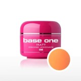 Gel UV Silcare Base One Matt - Orange Lemonade 02, 5g