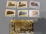 sao tome si principe - Timbre trenuri, locomotive, cai ferate, nestampilate, MNH