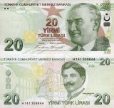 TURCIA 20 lire ND 2009 serie H UNC!!!