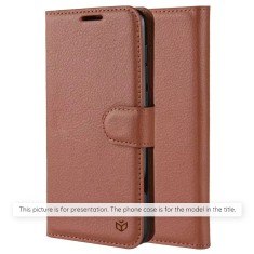 Husa Honor Magic8 Pro Asteroid GSM Leather Folio, maro