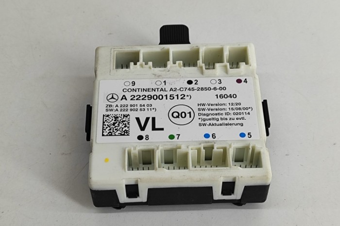 Modul de control ușă st&acirc;nga față MERCEDES-BENZ GLC X253, C253 2016 OEM: A2229001512,A2229015403,A2229025311,A2C7452850600 | 25163791