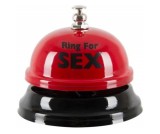 Cumpara ieftin Clopotel , zRing for Sex, rosu si negru tip sonerie receptie, accesoriu amuzant pentru adulti, 5.5 x 8 cm
