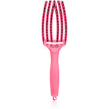 Olivia Garden Fingerbrush L&acute;amour perie de tip paletă pentru păr Hot Pink 1 buc