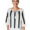 Bluza dama RFN 2 alb/negru mahon , marimea XL