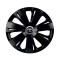 Set 4 capace roti Negre Cu Inel Cromat Energy R16 Compatibil Cu Toyota
