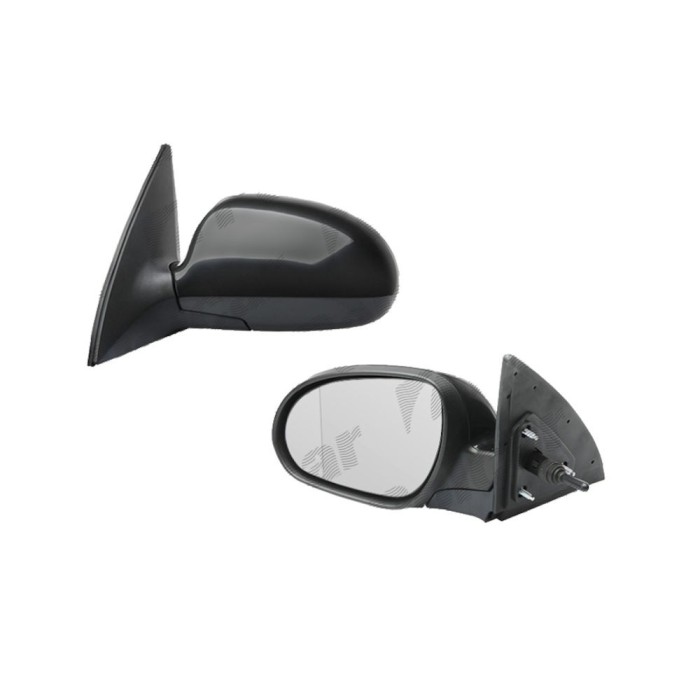 Oglinda exterioara Hyundai I30 (Fd) 03.2007-03.2012 partea dreapta BestAutoVest crom convex carcasa neagra reglare manuala prin cablu fara incalzire