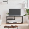 VidaXL Comodă TV, gri sonoma, 103x38x46,5 cm, lemn prelucrat și oțel