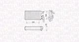Radiator incalzire habitaclu Citroen Jumper I, Jumper I Sasiu; Fiat Ducato, Ducato Sasiu; Peugeot Boxer, Boxer Sasiu Motor 1.9 D, 1.9 D Combinato,