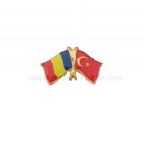 Pin Drapel Romania - Turcia PIN520