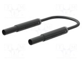 Cablu de măsurare ST&Auml;UBLI 32A 1,5m mufă banană 4 mm negru