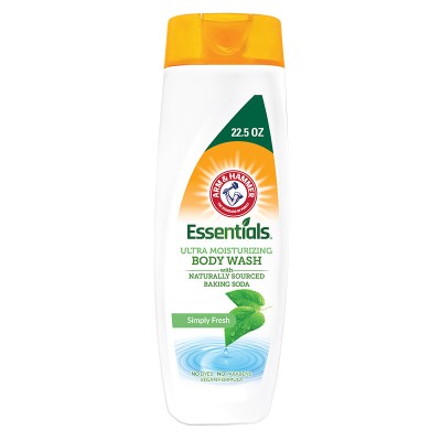 Gel de Dus, Arm &amp;amp; Hammer, Essentials, Simply Fresh, Elimina Mirosul cu Bicarbonat de Sodiu, 354.8ml foto