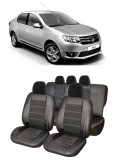 Cumpara ieftin Set huse scaune piele Alcantara Dacia Logan (2012-2022), Umbrella