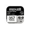 Baterie ceas Maxell SR44W V357 AG13 1.55V oxid de argint 1buc