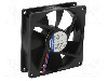 Ventilator 92x92x25mm, 12V DC, volum aer 94m3/h, lagar cu glisare, EBM-PAPST - 3412 NGH foto