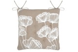 Pernă De Scaun Oriana 38X38 Cm, Culoare Natural, 45% Poliester 55% Bumbac