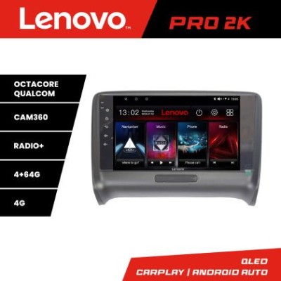 Navigatie Audi TT 2004-2011 Lenovo Kit-078 8 core QLED 2K 4+64 360 Android Waze USB Navigatie Internet Youtube Radio CarStore Technology foto
